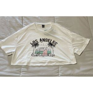 Crop t-shirt by Shein